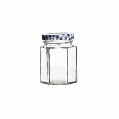 Kilner Twist Top Hexagonal Jar (Blue) | 3.7oz