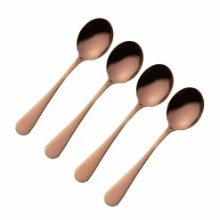 Viners Select 4-Piece Tea Spoon Set | Copper