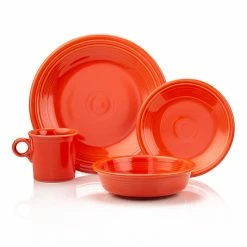 Fiesta® 16-Piece Classic Dinnerware Set | Poppy