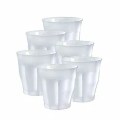 Duralex Picardie 6-Piece 8.75-Ounce Frosted Glass Set