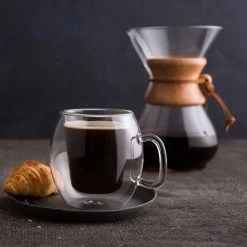 Luigi Bormioli Thermic Double Wall Glassware: 2pc Cafe Coffee Cup Set (10oz) -Dinnerware Sales 10973.01 4