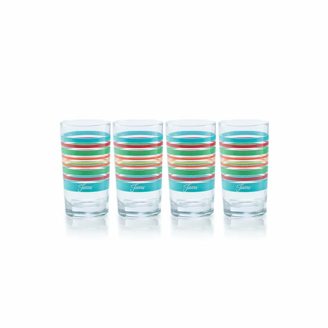Fiesta® 7oz Juice Glasses (Set Of 4) | Rainbow Radiance 3 Fiesta® 7oz Juice Glasses (Set Of 4) | Rainbow Radiance