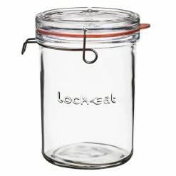 Luigi Bormioli Lock-Eat 3-Piece Frigo Jar Set -Dinnerware Sales 12400.01 3pc frigojarset foodjarxl1 lockeat 1800x1800