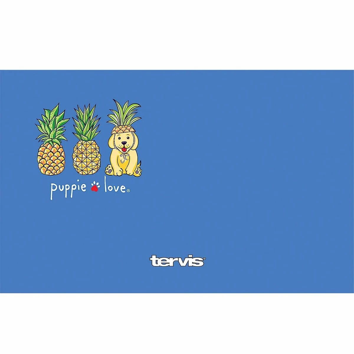 Tervis® 20oz Triple-Walled Insulated Stainless Steel Tumbler With Lid | Puppie Love - Pineapple Disguise 4 Tervis® 20oz Triple-Walled Insulated Stainless Steel Tumbler With Lid | Puppie Love - Pineapple Disguise - Image 2