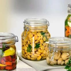 Bormioli Rocco 1L Swing Top Fido Canning Jar -Dinnerware Sales 149220mrg121990 6