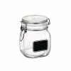 Bormioli Rocco 0.75L Swing Top Storage Jar With Chalkboard Label -Dinnerware Sales 149280mrg321656