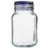 Bormioli Rocco 2L Swing Top Fido Glass Jar | Blue Lid 1 Bormioli Rocco 2L Swing Top Fido Glass Jar | Blue Lid -Dinnerware Sales 149550m02321991 bormioli rocco canning jar 2