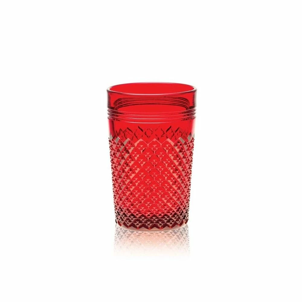 Mosser Glass Addison 8oz Tumbler | Red 3 Mosser Glass Addison 8oz Tumbler | Red