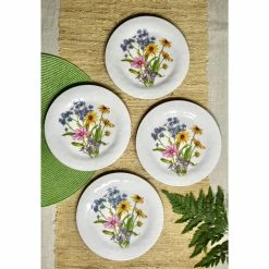 Bamboo Table 4-Piece Plate Gift Set | Wildflowers -Dinnerware Sales 18634161 1
