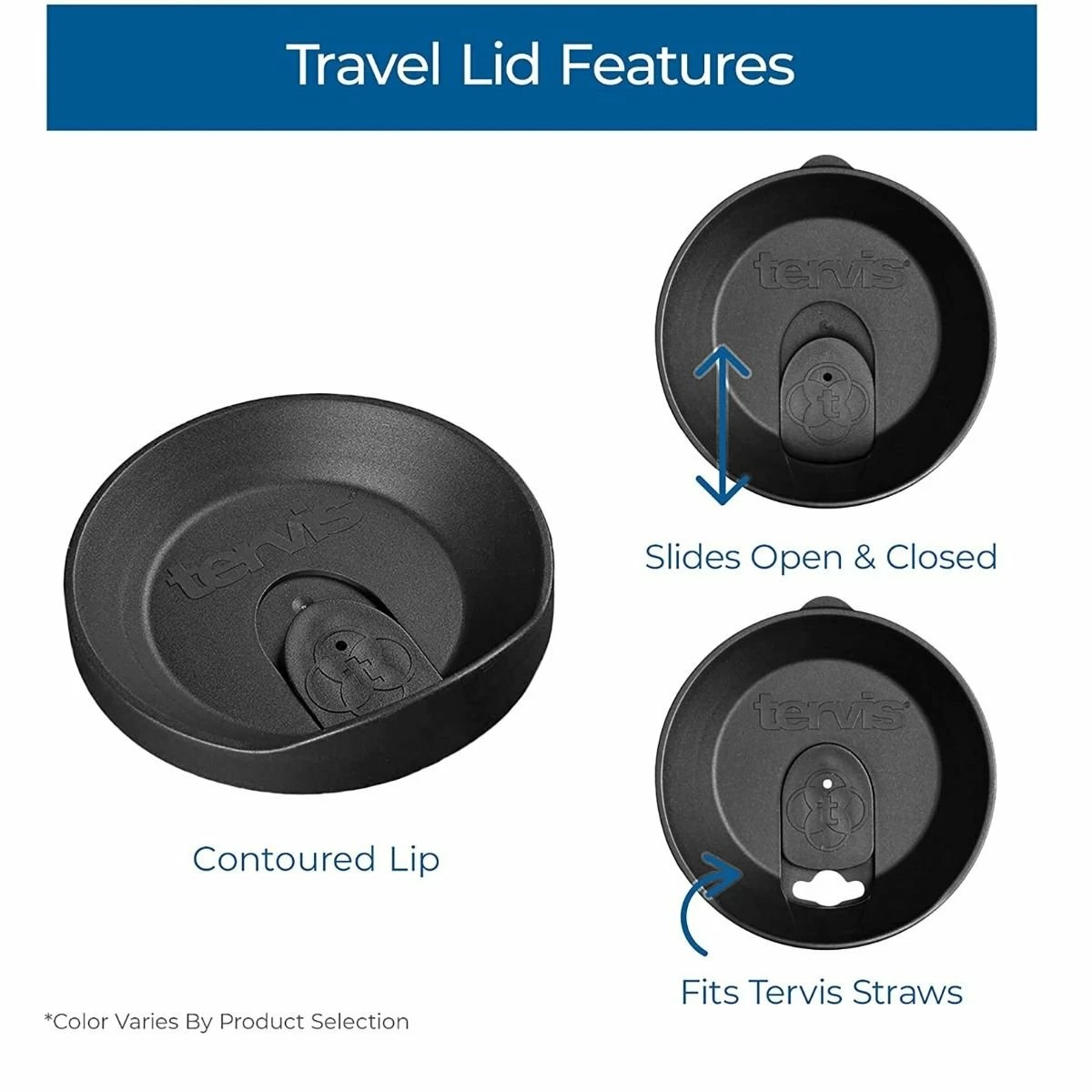 Tervis® 24oz Double-Walled Insulated Tumbler With Lid | Fiesta® Stripes - Meadow 6 Tervis® 24oz Double-Walled Insulated Tumbler With Lid | Fiesta® Stripes - Meadow - Image 4