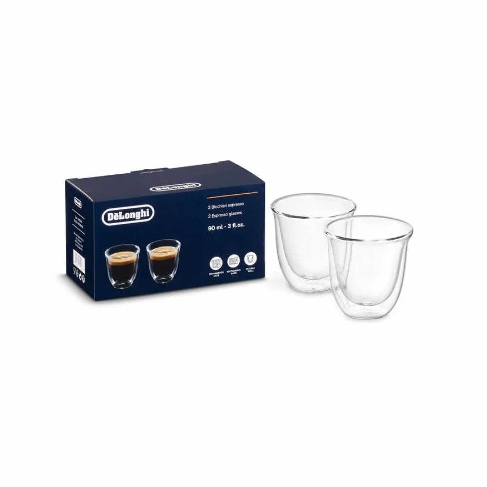 DeLonghi De'Longhi Espresso Glasses | Set Of 2 3 DeLonghi De'Longhi Espresso Glasses | Set Of 2