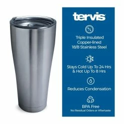 Tervis® 30oz Triple-Walled Insulated Stainless Steel Tumbler With Lid | Fiesta® Skull And Vine 10 Tervis® 30oz Triple-Walled Insulated Stainless Steel Tumbler With Lid | Fiesta® Skull And Vine -Dinnerware Sales 30ss1
