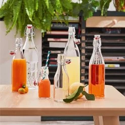 Bormioli Rocco 8.5oz Swing Top Glass Bottle -Dinnerware Sales 314730mcd121990 4