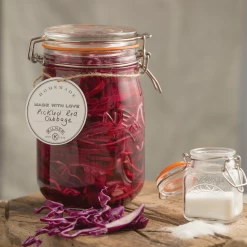 Kilner Swing Top Round Glass Jar | 1L -Dinnerware Sales 34jar4