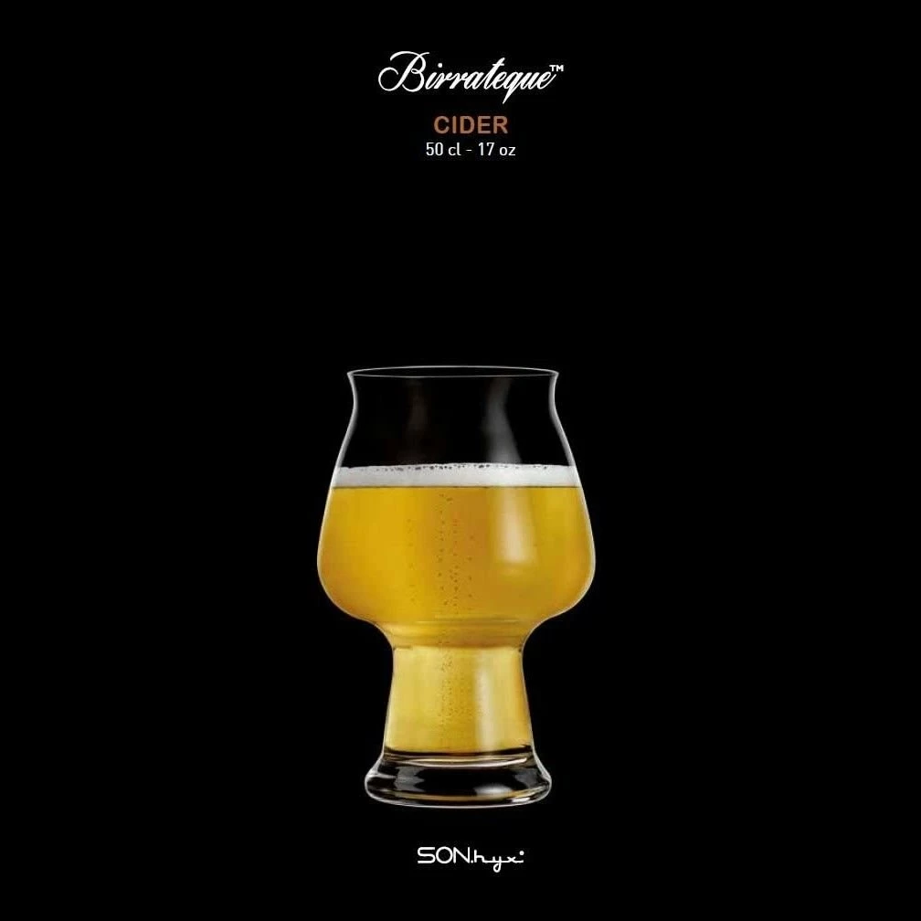 Luigi Bormioli Birrateque 17oz Cider Glass | Set Of 2 5 Luigi Bormioli Birrateque 17oz Cider Glass | Set Of 2 - Image 3