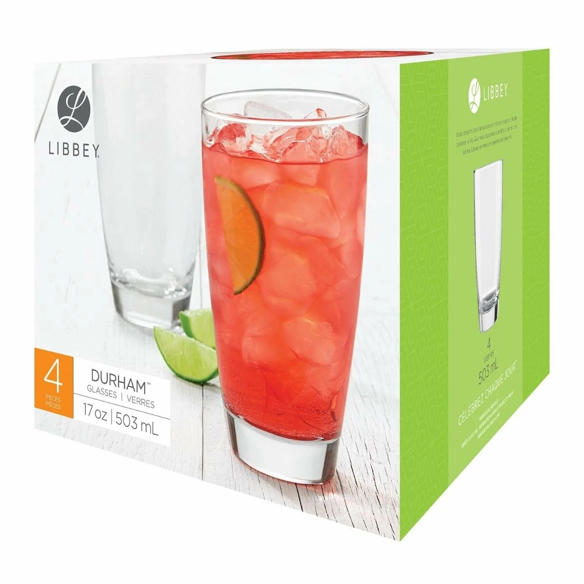 Libbey Durham 17oz Cooler Glasses | Set Of 4 6 Libbey Durham 17oz Cooler Glasses | Set Of 4 - Image 4