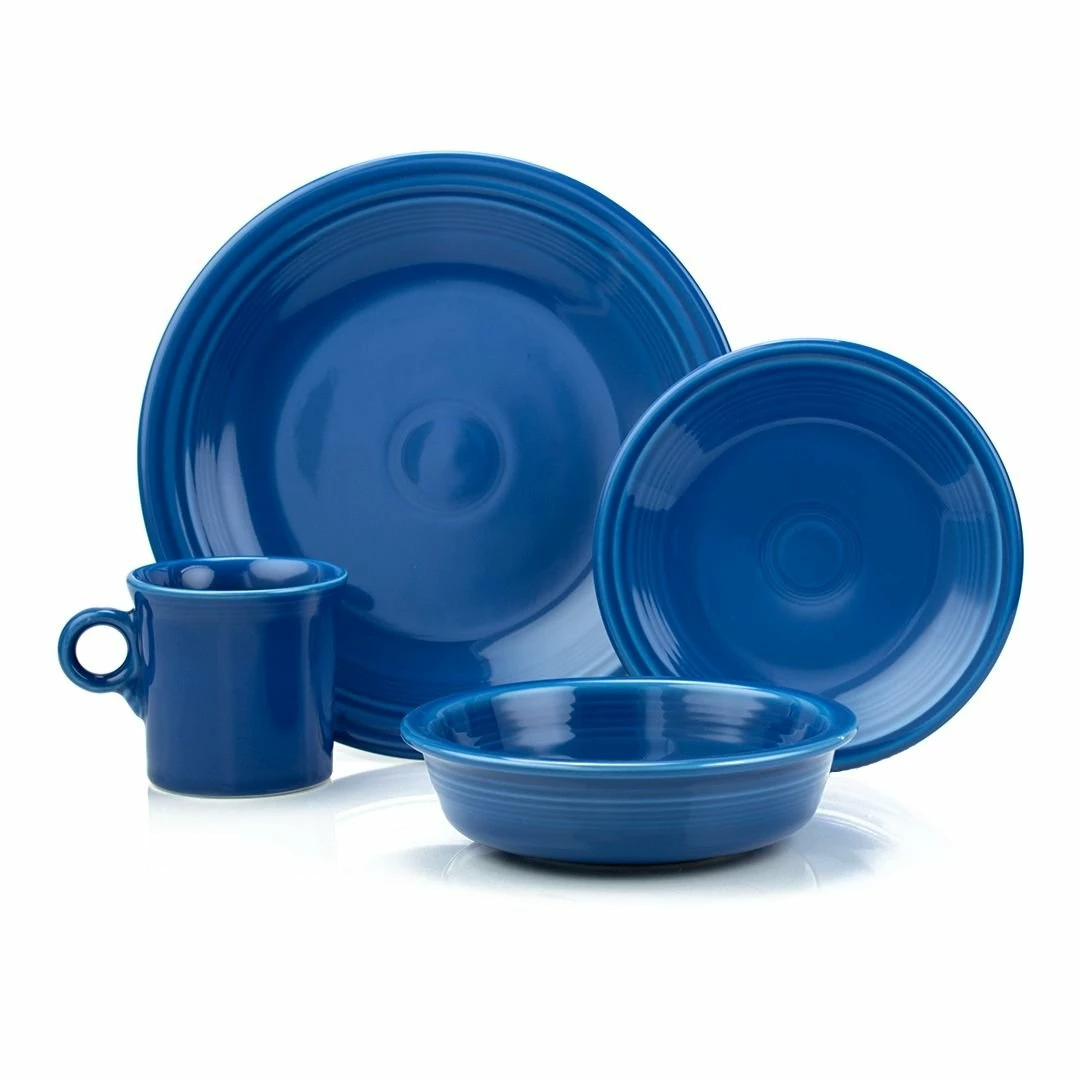 Fiesta® 16-Piece Classic Dinnerware Set | Lapis 3 Fiesta® 16-Piece Classic Dinnerware Set | Lapis