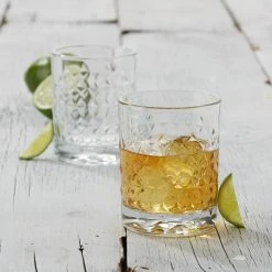 Libbey Harlow 11oz DOF Glasses | Set Of 4 -Dinnerware Sales 4pc vintage dof cvr ls sq