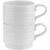 Portmeirion Sophie Conran 12oz Stacking Mugs (Set Of 2) | White -Dinnerware Sales 51wrg6tlijl. ac sl1400