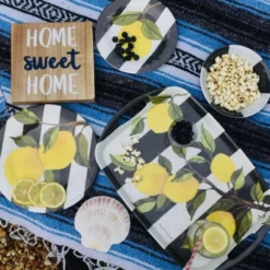 Bamboo Table Dinner Plate | Lemon Branch 9 Bamboo Table Dinner Plate | Lemon Branch -Dinnerware Sales 6546541dfghsf 5