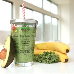 Kikkerland Recipe Glass | Smoothie -Dinnerware Sales 6656