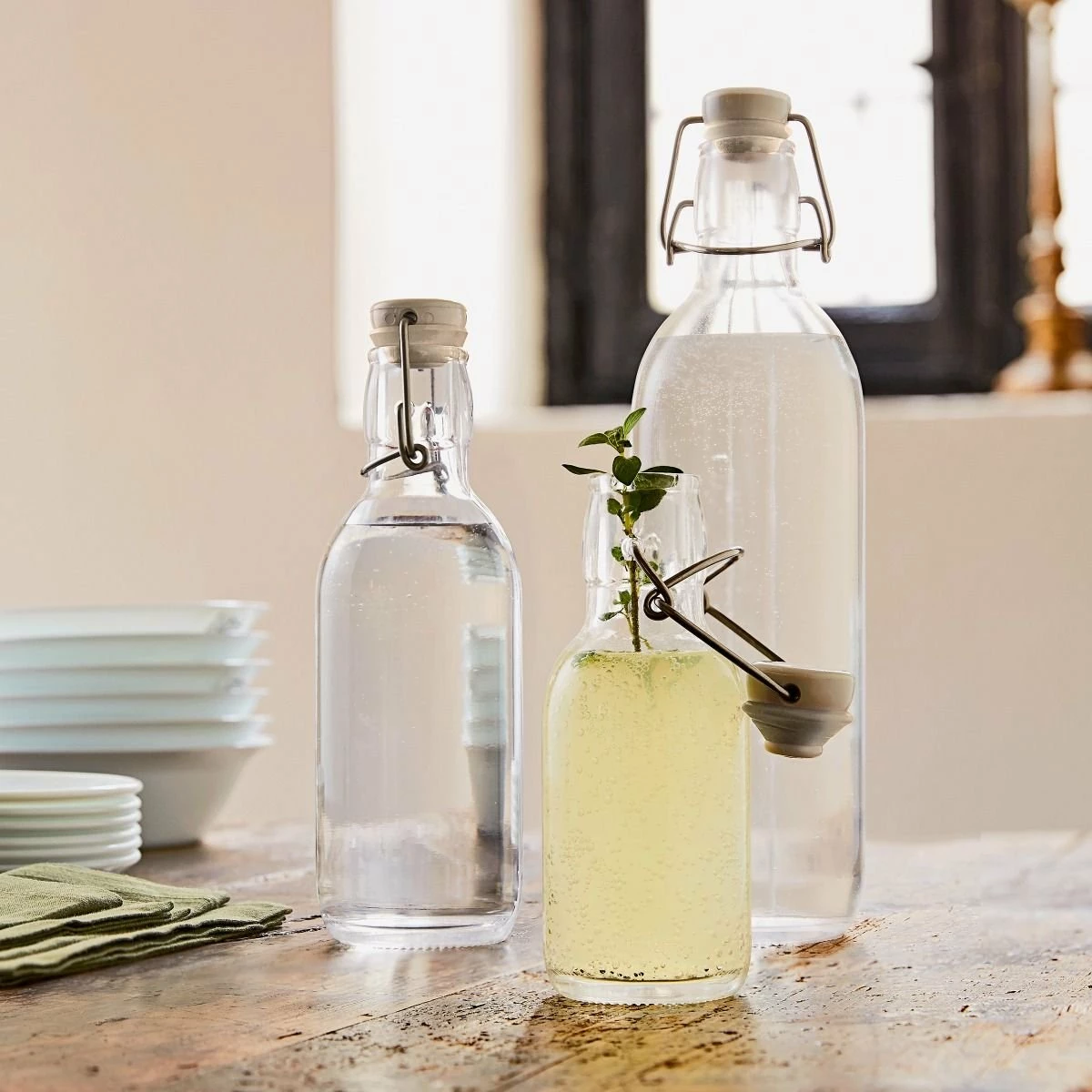 Bormioli Rocco 8.5oz Emilia Glass Bottle 6 Bormioli Rocco 8.5oz Emilia Glass Bottle - Image 4