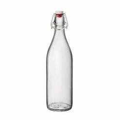 Bormioli Rocco 33.75oz Swing Top Giara Glass Bottle | Clear