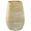Stolzle 15.75oz Olympia Twister Glass Tumblers - Set Of 6 | White & Gold