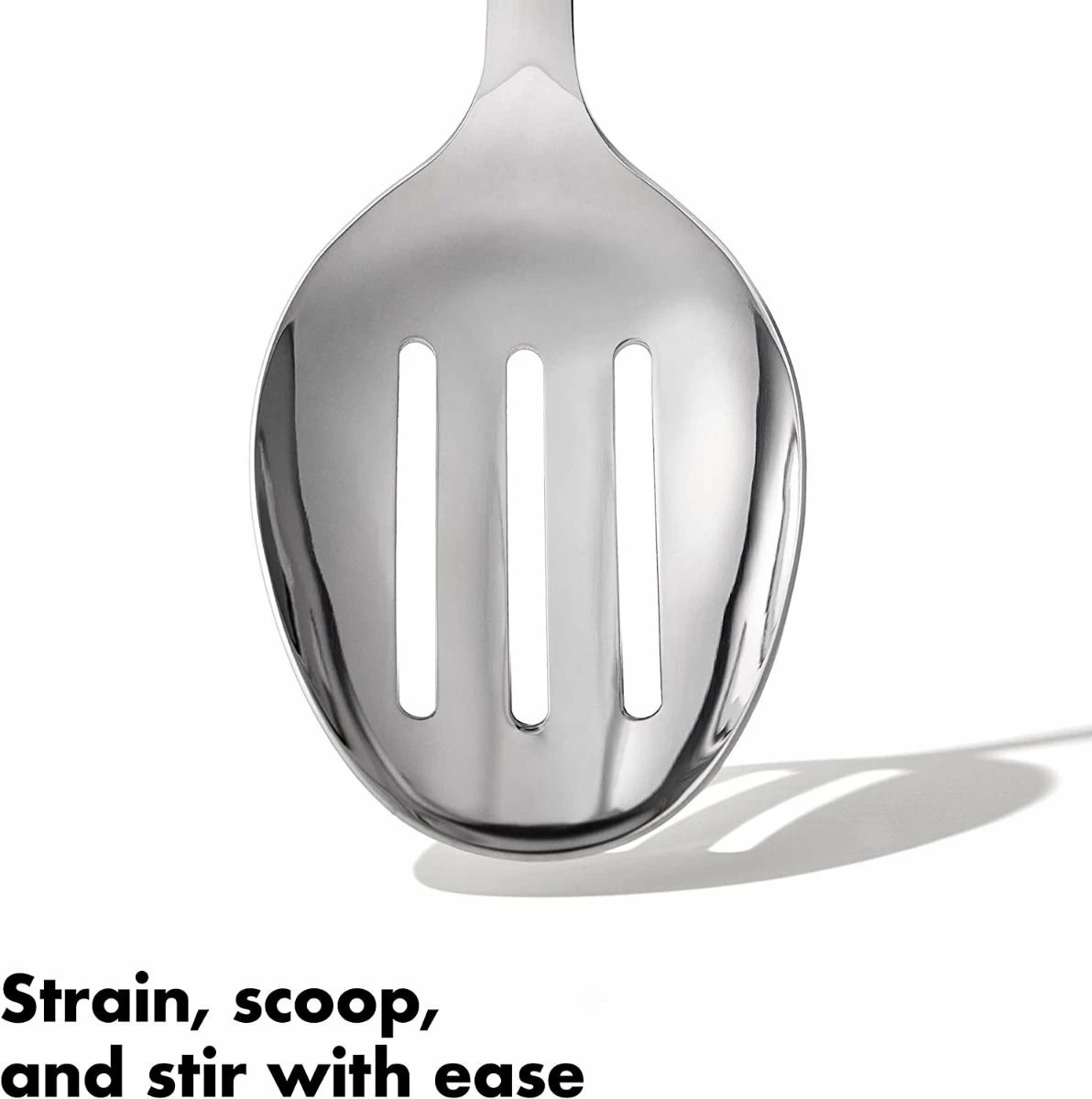 OXO Steel Slotted Spoon 5 OXO Steel Slotted Spoon - Image 3