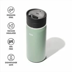 OXO Good Grips 16oz Thermal Mug Water Bottle | Jade -Dinnerware Sales 71wu57m4pil. ac sl1500