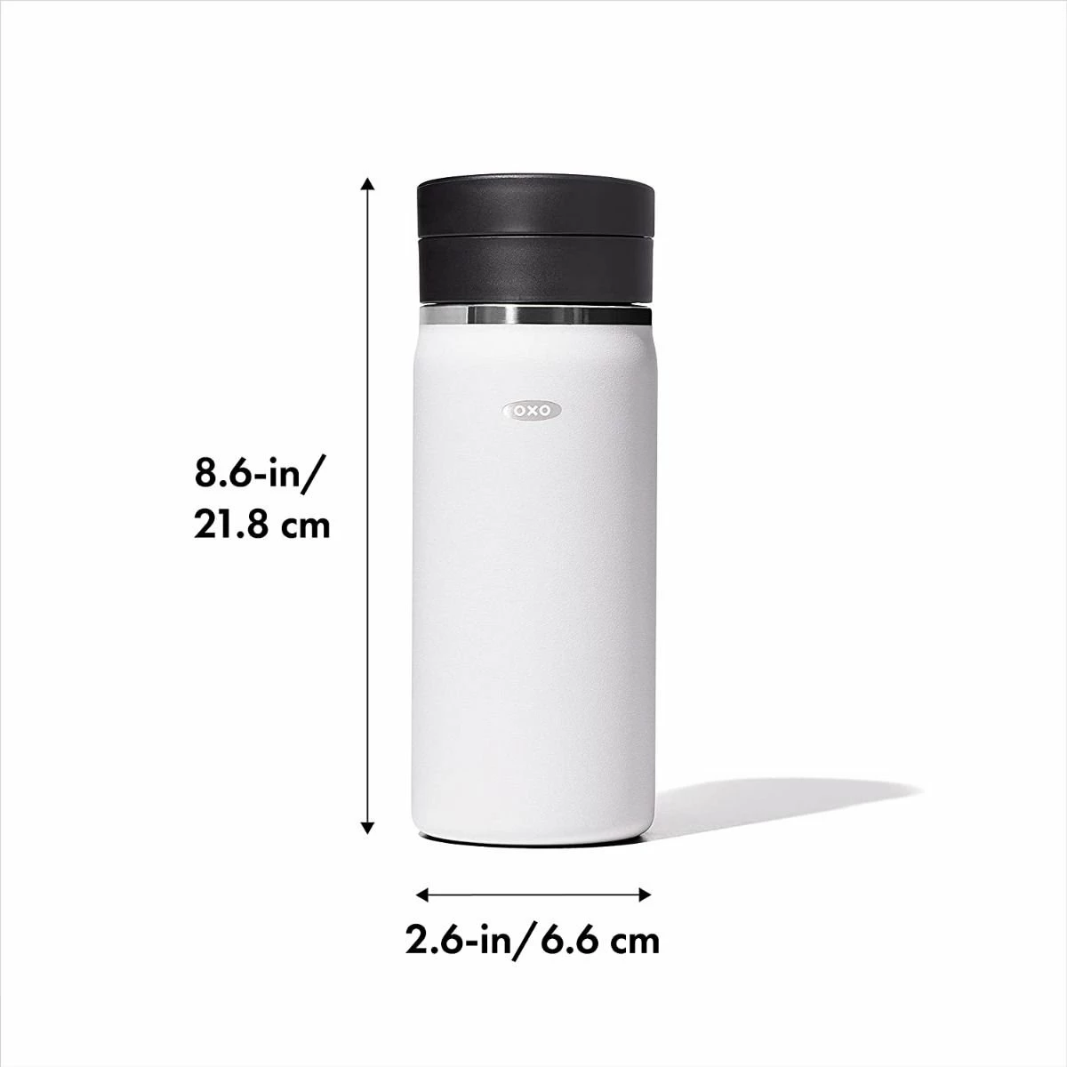 OXO Good Grips 16oz Thermal Mug Water Bottle | Quartz 7 OXO Good Grips 16oz Thermal Mug Water Bottle | Quartz - Image 5