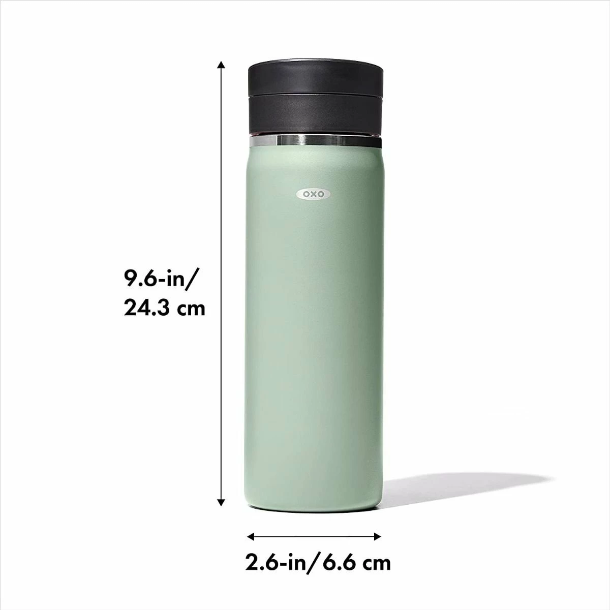 OXO Good Grips 20oz Thermal Mug Water Bottle | Jade 4 OXO Good Grips 20oz Thermal Mug Water Bottle | Jade - Image 2