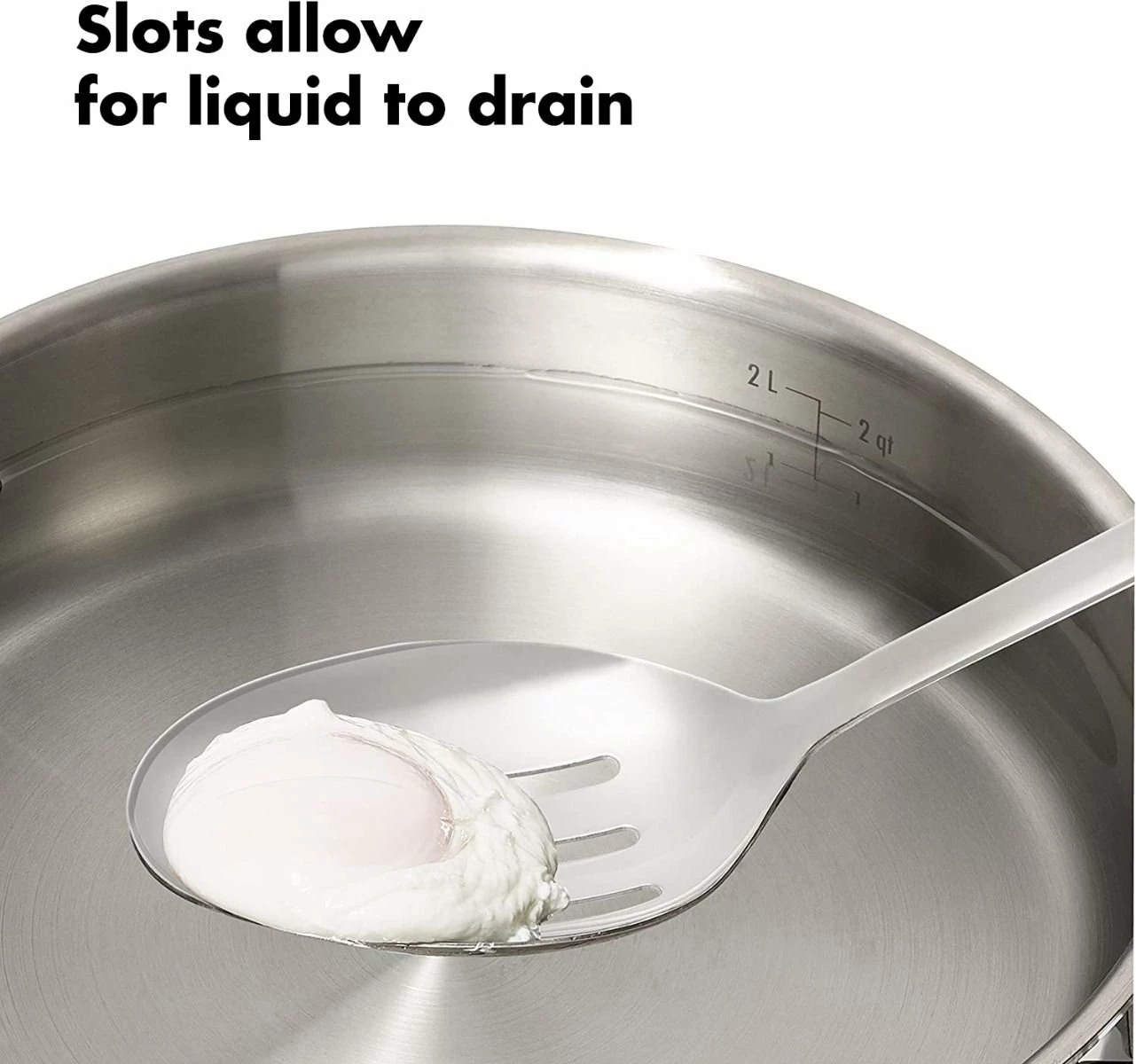 OXO Steel Slotted Spoon 6 OXO Steel Slotted Spoon - Image 4