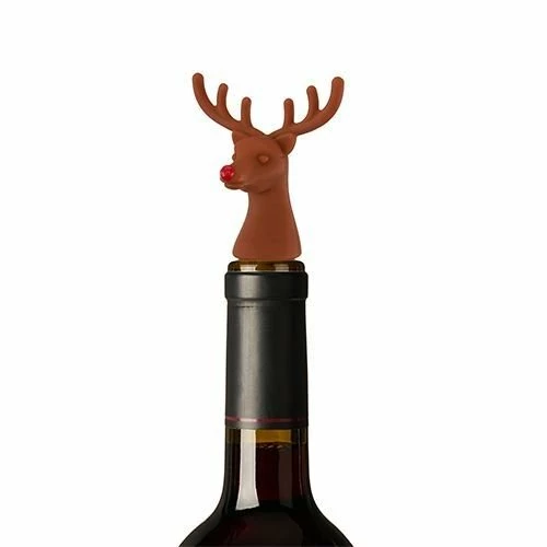 True Brands Reindeer Bottle Stopper 4 True Brands Reindeer Bottle Stopper - Image 2
