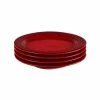 Le Creuset 8.5" Salad Plates - Set Of 4 | Cerise/Cherry Red 1 Le Creuset 8.5" Salad Plates - Set Of 4 | Cerise/Cherry Red -Dinnerware Sales 848954 1920x