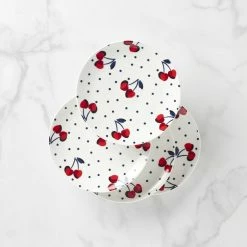 Kate Spade Vintage Cherry Dot Collection | 4-Piece Accent Plate Set 5 Kate Spade Vintage Cherry Dot Collection | 4-Piece Accent Plate Set -Dinnerware Sales 890976 w10 1270x