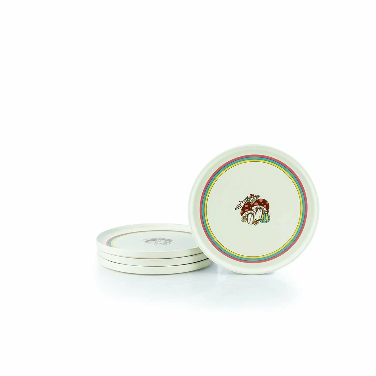 Everything Kitchens Modern Flat 16-Piece Dinnerware Set | Peace & Love 5 Everything Kitchens Modern Flat 16-Piece Dinnerware Set | Peace & Love - Image 3