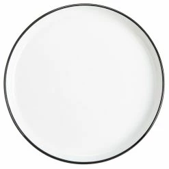 BIA Cordon Bleu 10" Dinner Plate | Stackable (Black Rim)