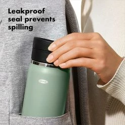 OXO Good Grips 16oz Thermal Mug Water Bottle | Jade -Dinnerware Sales 913aecgcqjl. ac sl1500