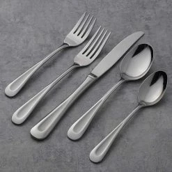 Oneida Brushed Satin Stainless Steel 45-Piece Flatware Set | Sand Dune -Dinnerware Sales 91moeiqeqbl. ac sl1500