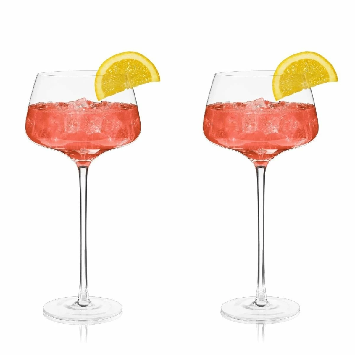 Viski® Angled Crystal Amaro Spritz Glasses 3 Viski® Angled Crystal Amaro Spritz Glasses