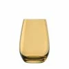Stolzle 15.75oz Elements Glass Tumblers - Set Of 6 | Amber -Dinnerware Sales amberglasstumbler