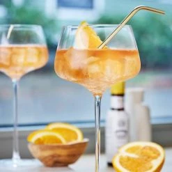 Viski® Angled Crystal Amaro Spritz Glasses 25 Viski® Angled Crystal Amaro Spritz Glasses -Dinnerware Sales amoro2