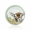 Everything Kitchens Barnyard Baby Animals 10.5" Dinner Plate | "Caprine Caper Goats" - Kid -Dinnerware Sales baby goat plate large 1