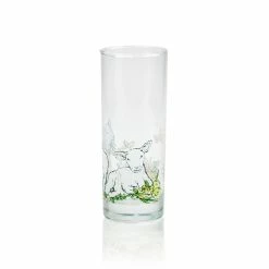 Everything Kitchens Barnyard Baby Animals Drinking Glasses (Set Of 4) | Assorted -Dinnerware Sales baby sheep view 2