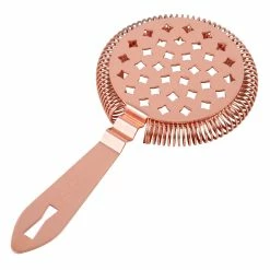 Mercer Barfly Classic Hawthorne Spring Bar Strainer | Copper Plated -Dinnerware Sales barfly copper 2