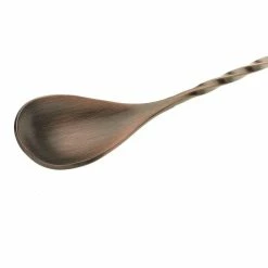 Mercer Barfly 13.2" Japanese-Style Bar Spoon | Antique Copper -Dinnerware Sales barfly japanese style bar spoon spoon