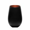 Stolzle 15.75oz Olympia Glass Tumblers - Set Of 2 | Black & Bronze -Dinnerware Sales black bronzeglasstumbler 1