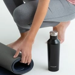 Typhoon PURE 16.9oz Double Wall Bottle | Black -Dinnerware Sales blackbottle1 1