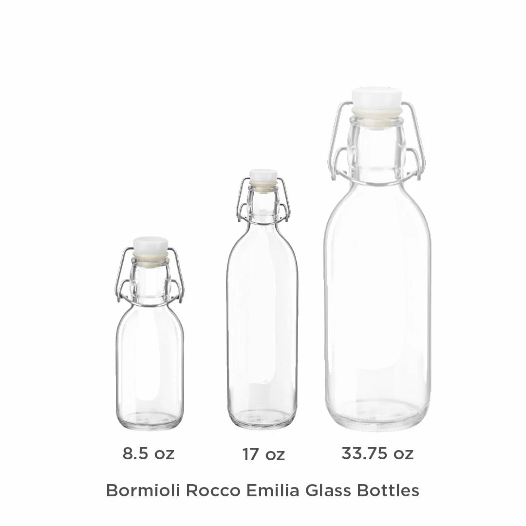 Bormioli Rocco 33.75oz Emilia Glass Bottle 4 Bormioli Rocco 33.75oz Emilia Glass Bottle - Image 2